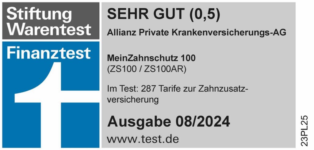 Stiftung Warentest - Zahnversicherungen